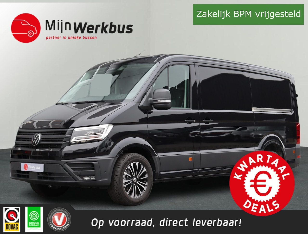 Volkswagen Crafter - 35 2.0 TDI L3H2 Exclusive | Facelift | 2x schuif | ACC | Achteruitrijcamera! - AutoWereld.nl