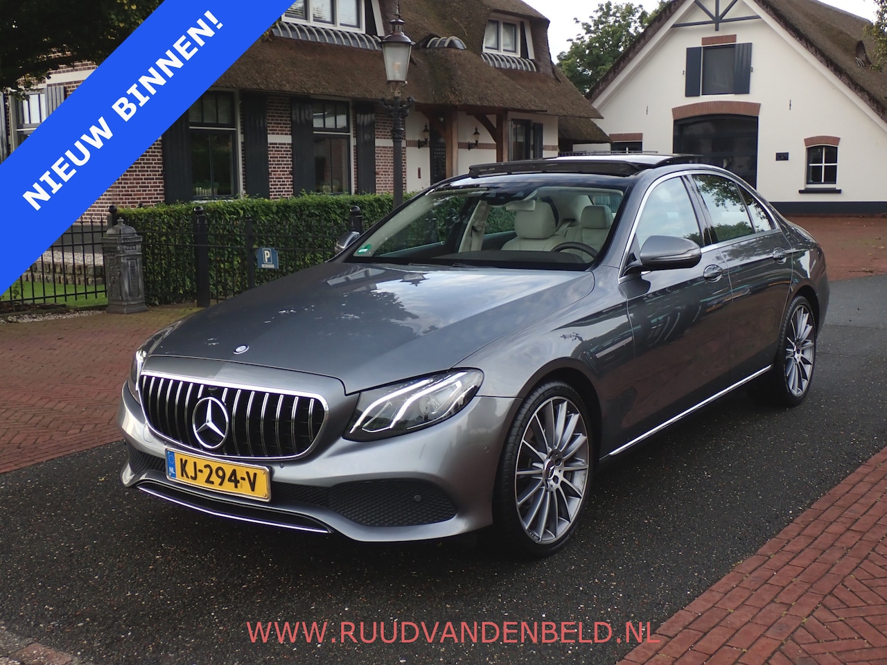 Mercedes-Benz E-klasse - 220D PANODAK/HEADUP/WIDESCREEN//BURMESTER/TREKHAAK - AutoWereld.nl