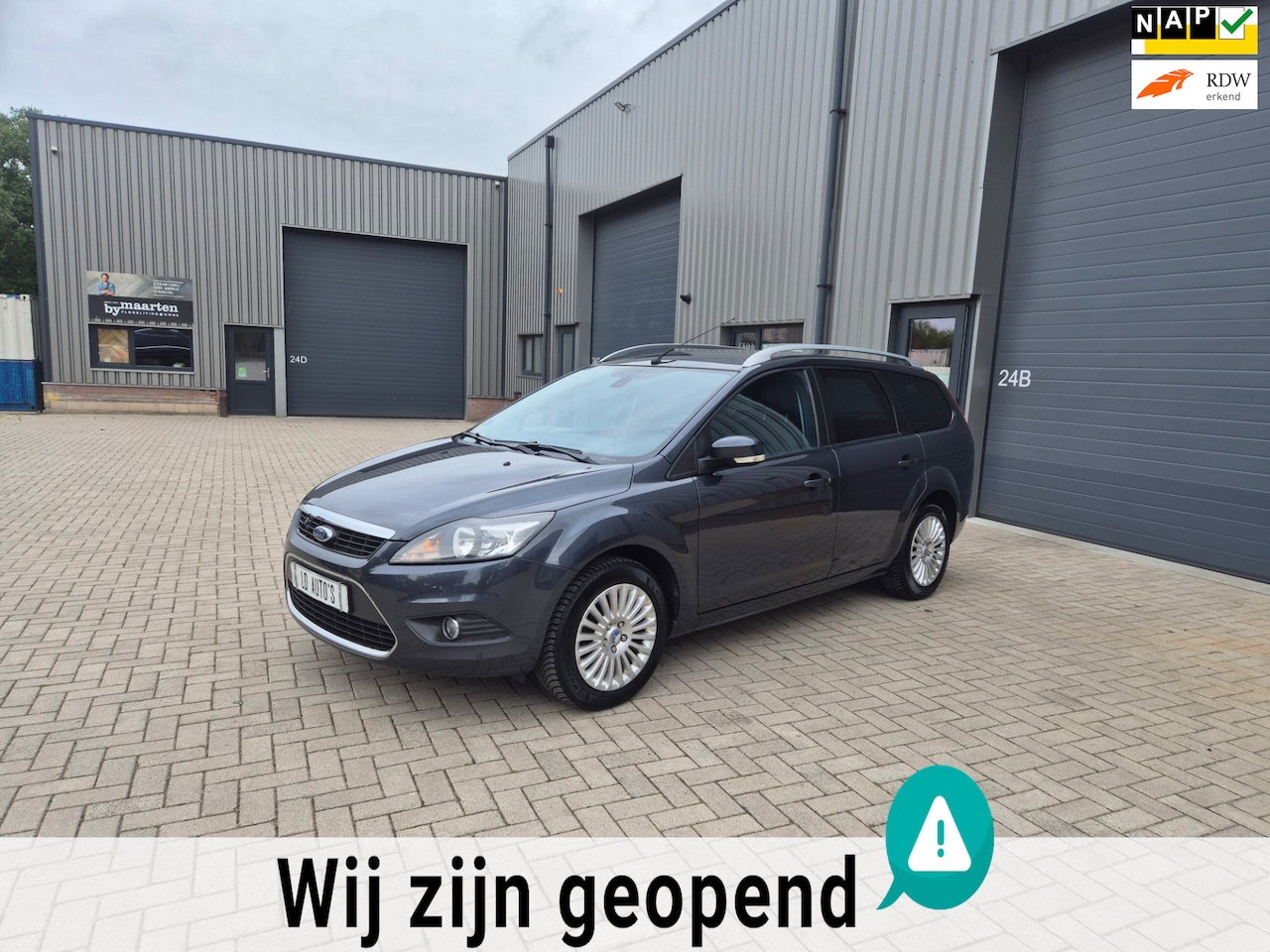 Ford Focus Wagon - 1.8 Titanium Flexi Fuel 1e EIGENAAR DEALER ONDERHOUDEN - AutoWereld.nl