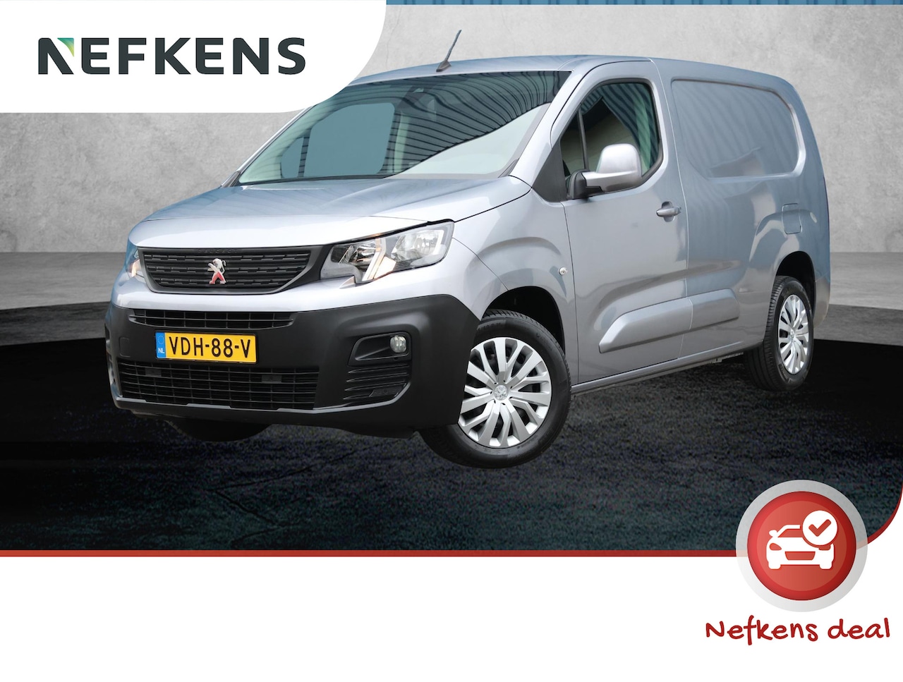 Peugeot Partner - 1.5 130 pk Automaat Asphalt Long | Apple Carplay/Android Auto | Airco | Camera | Cruise Co - AutoWereld.nl