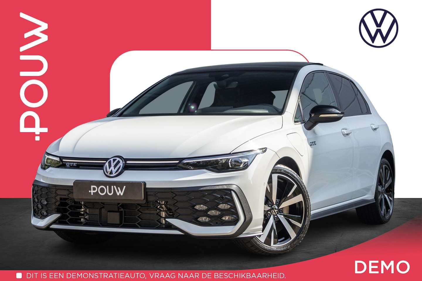 Volkswagen Golf - 1.5 eHybrid GTE | Panoramadak | Trekhaak | Blackstyle | Matrix LED - AutoWereld.nl