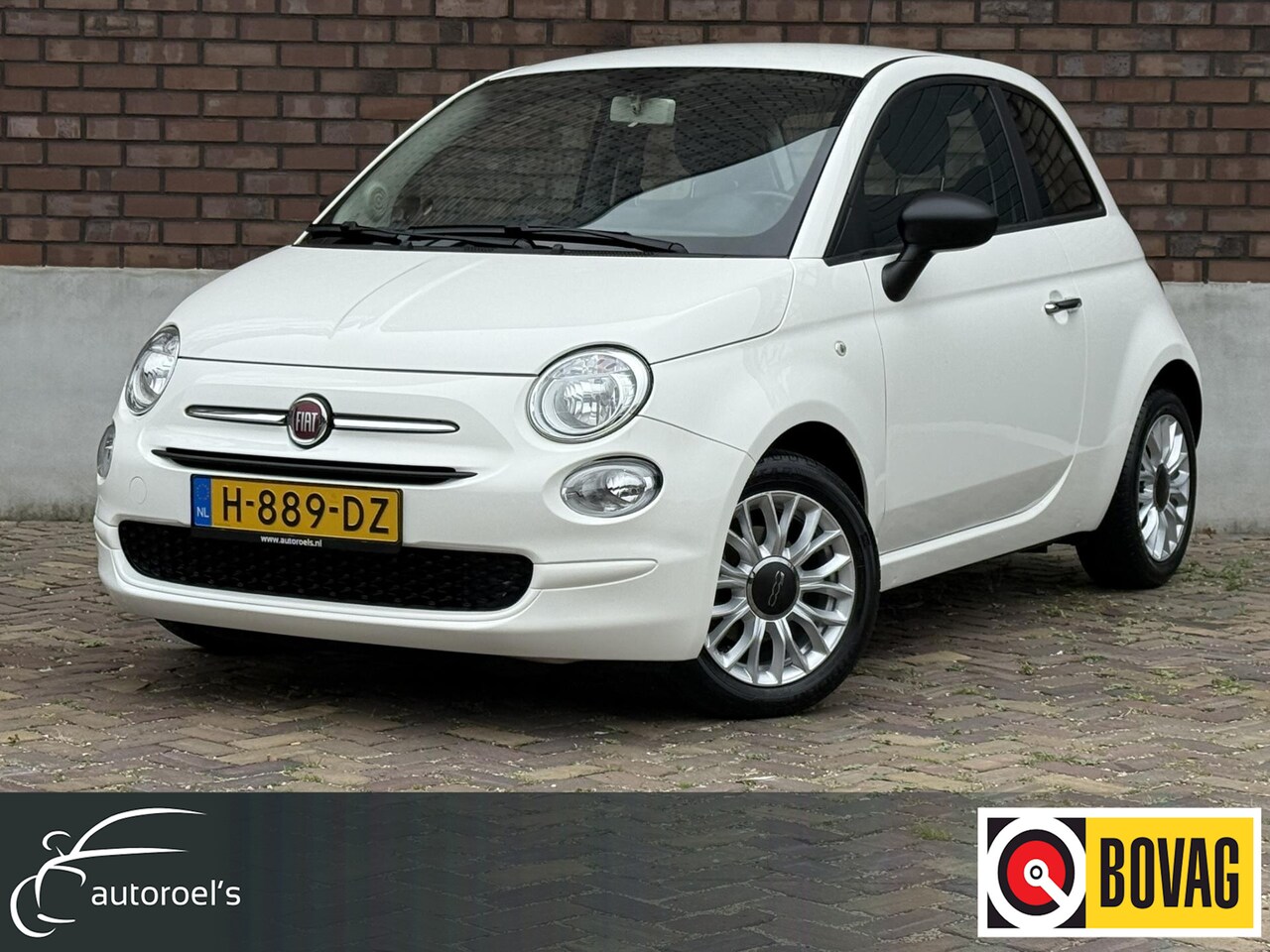 Fiat 500 - 1.2 Young / Navigatie / 4-Cilinders / 1e Eigenaar / Cruise Control / Rekeningen onderhoud - AutoWereld.nl