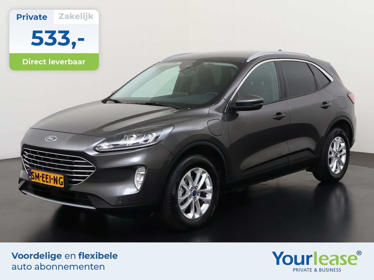 Ford Kuga - 2.5 PHEV Titanium | All-in 533,- Private Lease | Direct uit voorraad - AutoWereld.nl