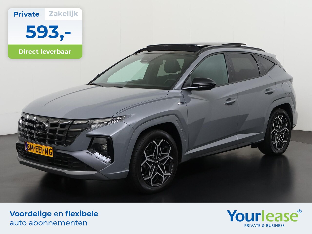 Hyundai Tucson - 1.6 T-GDI PHEV N Line Sky 4WD | All-in 593,- Private Lease | Direct uit voorraad - AutoWereld.nl