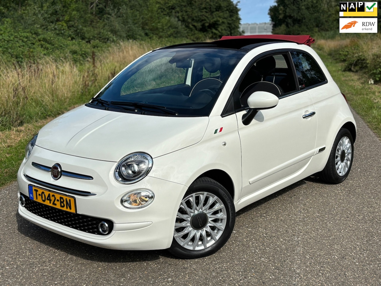 Fiat 500 C - 1.2 Star Cabrio Aut/Airco/ Car Play/Cruisecontr/ - AutoWereld.nl