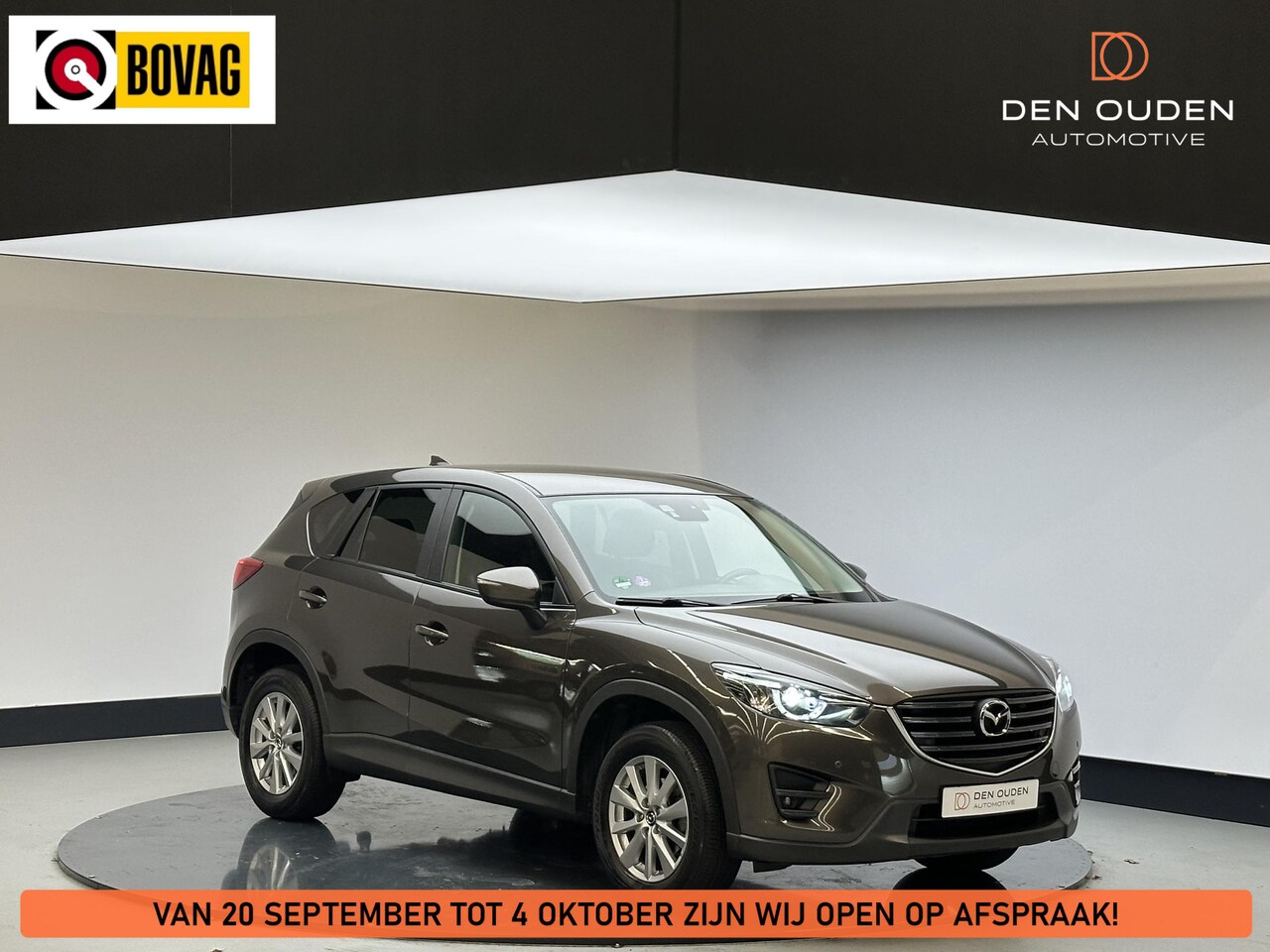 Mazda CX-5 - 2.0 SkyActiv-G 165 S 2WD GT | Trekhaak | Leer | Bose | Key less entry | Memory stoelen | D - AutoWereld.nl