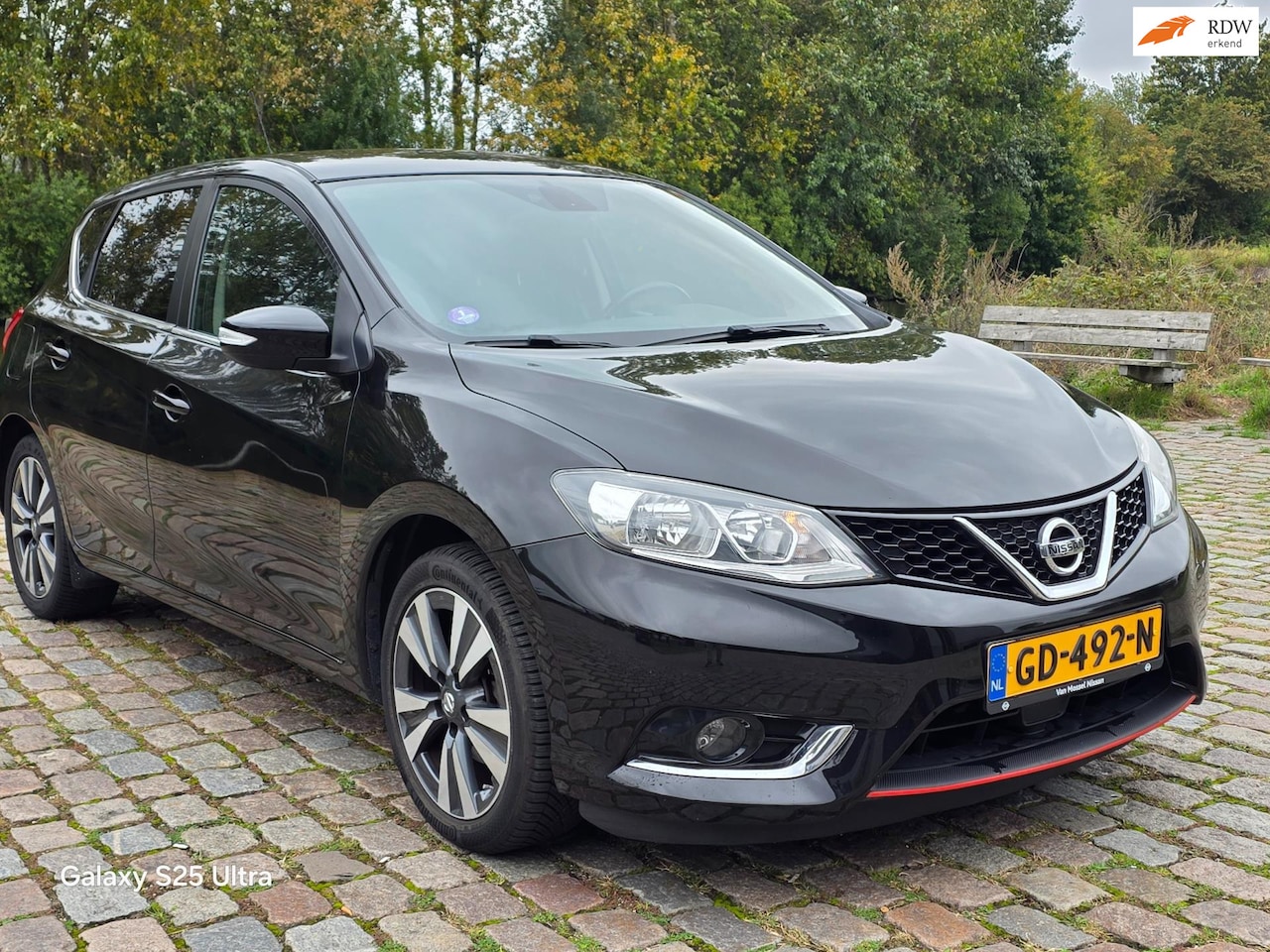 Nissan Pulsar - 1.2 DIG-T Connect Editionb Automaat 2e eigenaar dealer onderhouden keeles start stop airco - AutoWereld.nl
