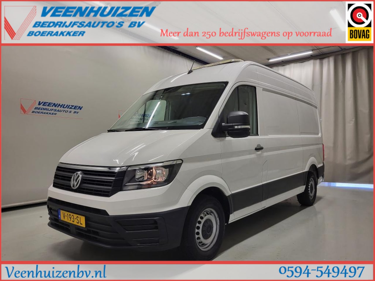Volkswagen Crafter - 2.0TDI 177pk L3/H2 3500kg Trekgewicht Euro 6! - AutoWereld.nl