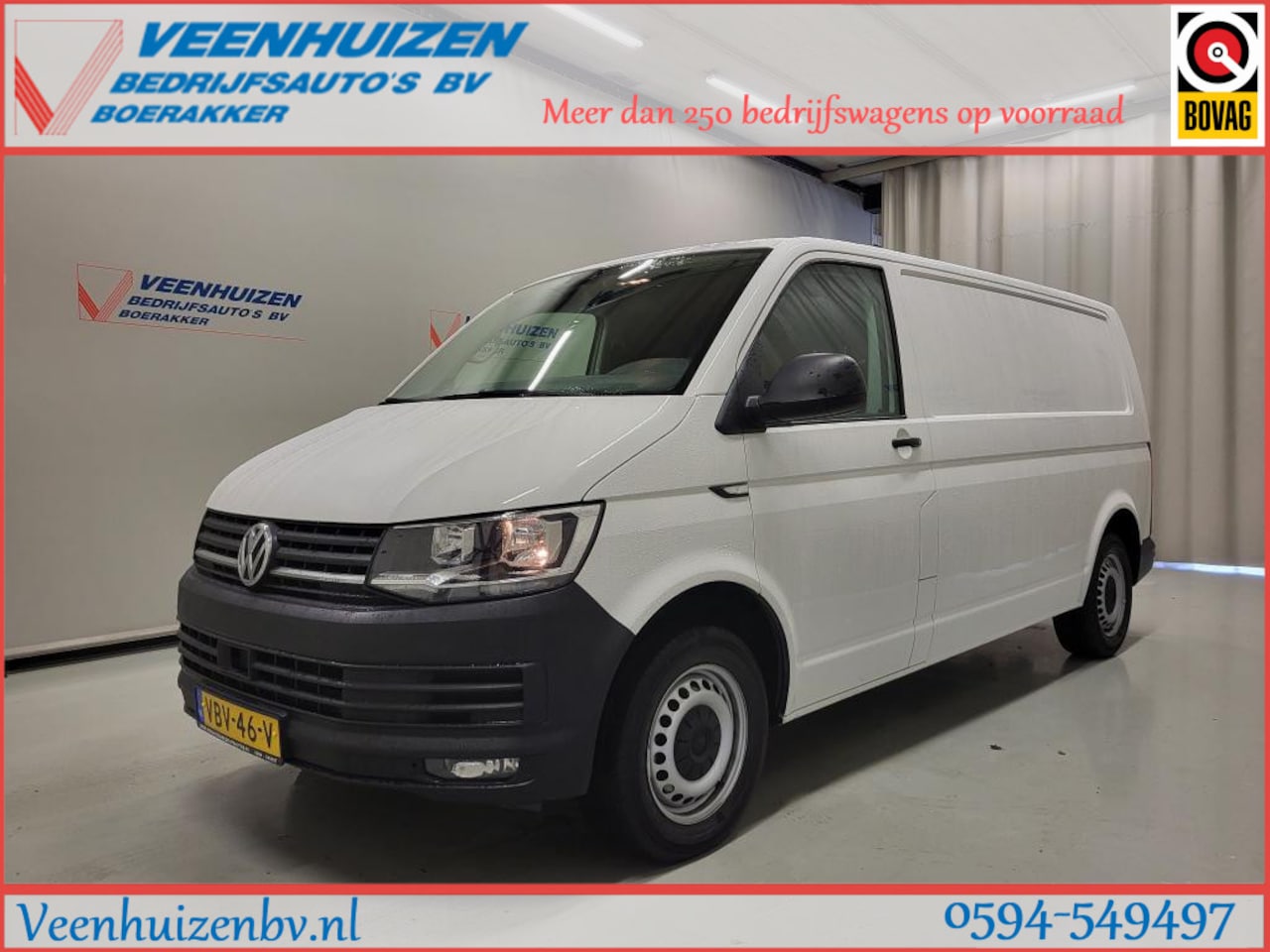 Volkswagen Transporter - 2.0TDI 150pk L2/H1 Automaat Euro 6! - AutoWereld.nl