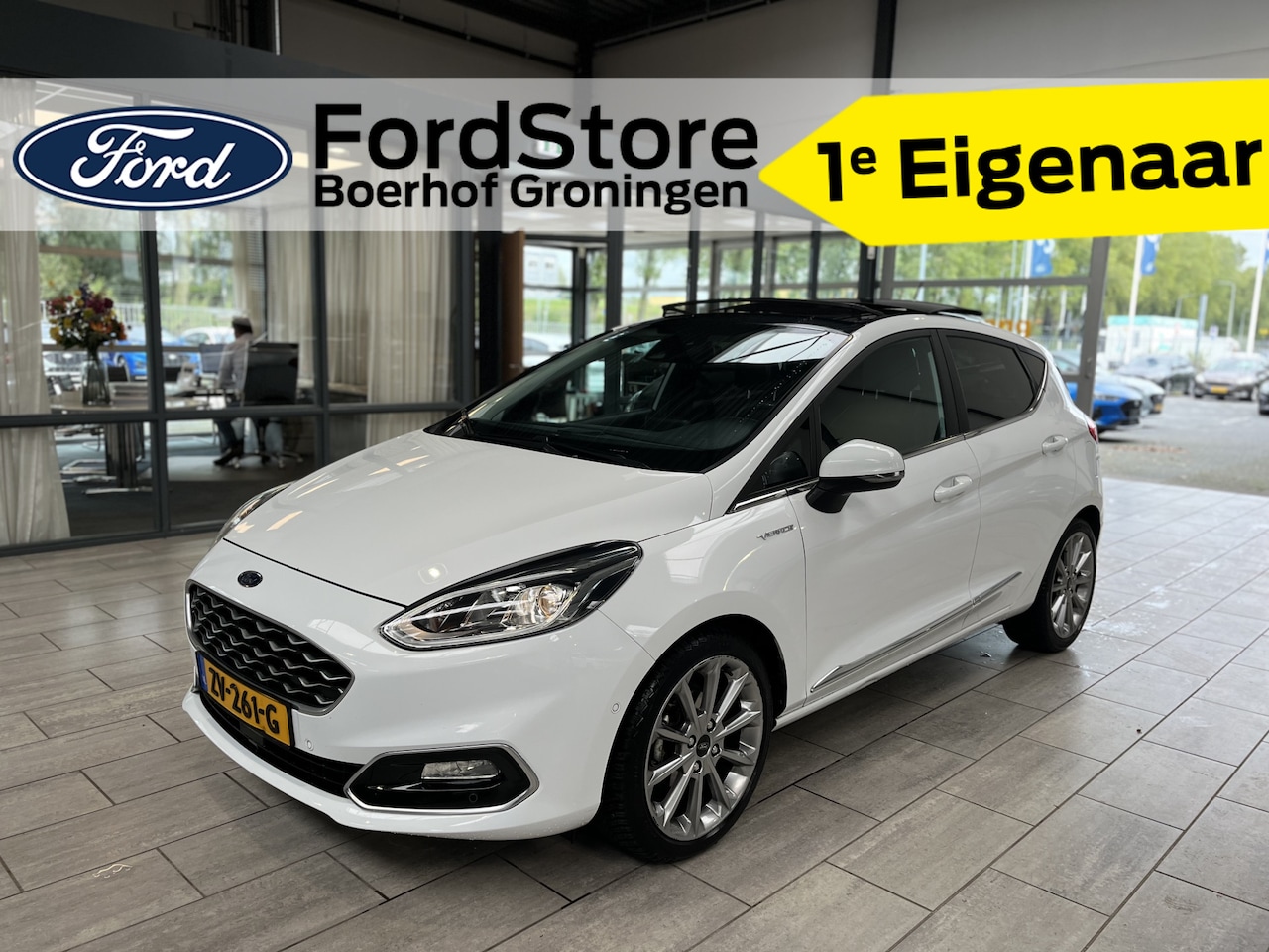 Ford Fiesta - EcoBoost 100 pk Vignale | Pano | Winter Pack | Adapt. Cruise | Camera | All Seasons | B&O - AutoWereld.nl