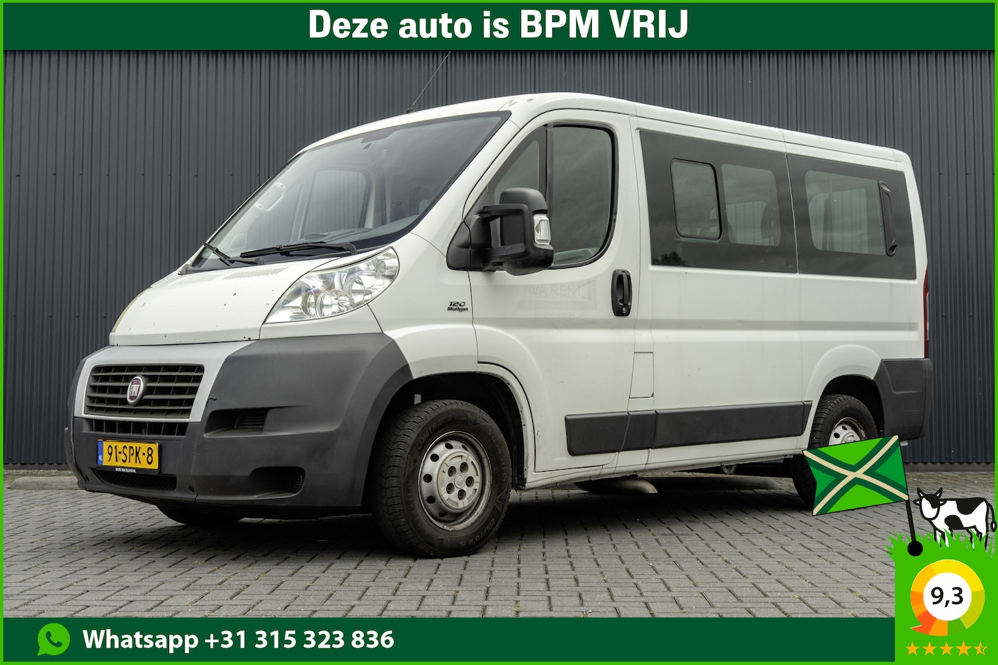 Fiat Ducato Combinato - 30 2.3 MultiJet | 9-Personen | Airco - AutoWereld.nl