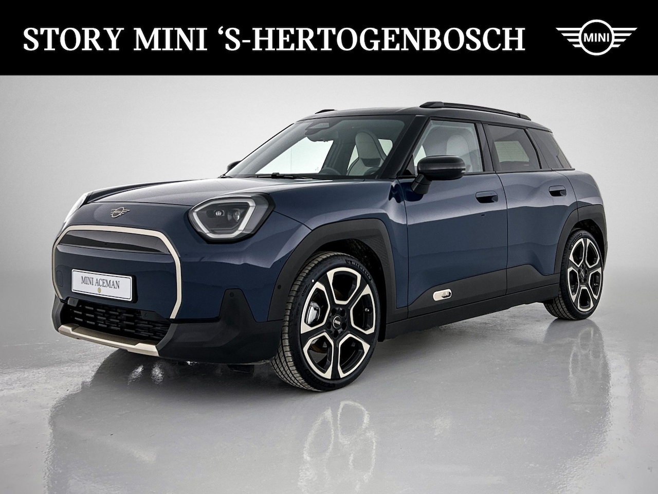 MINI Aceman - E / Favoured / Pakket M / 19" Hexagram Spoke 2-tone - AutoWereld.nl