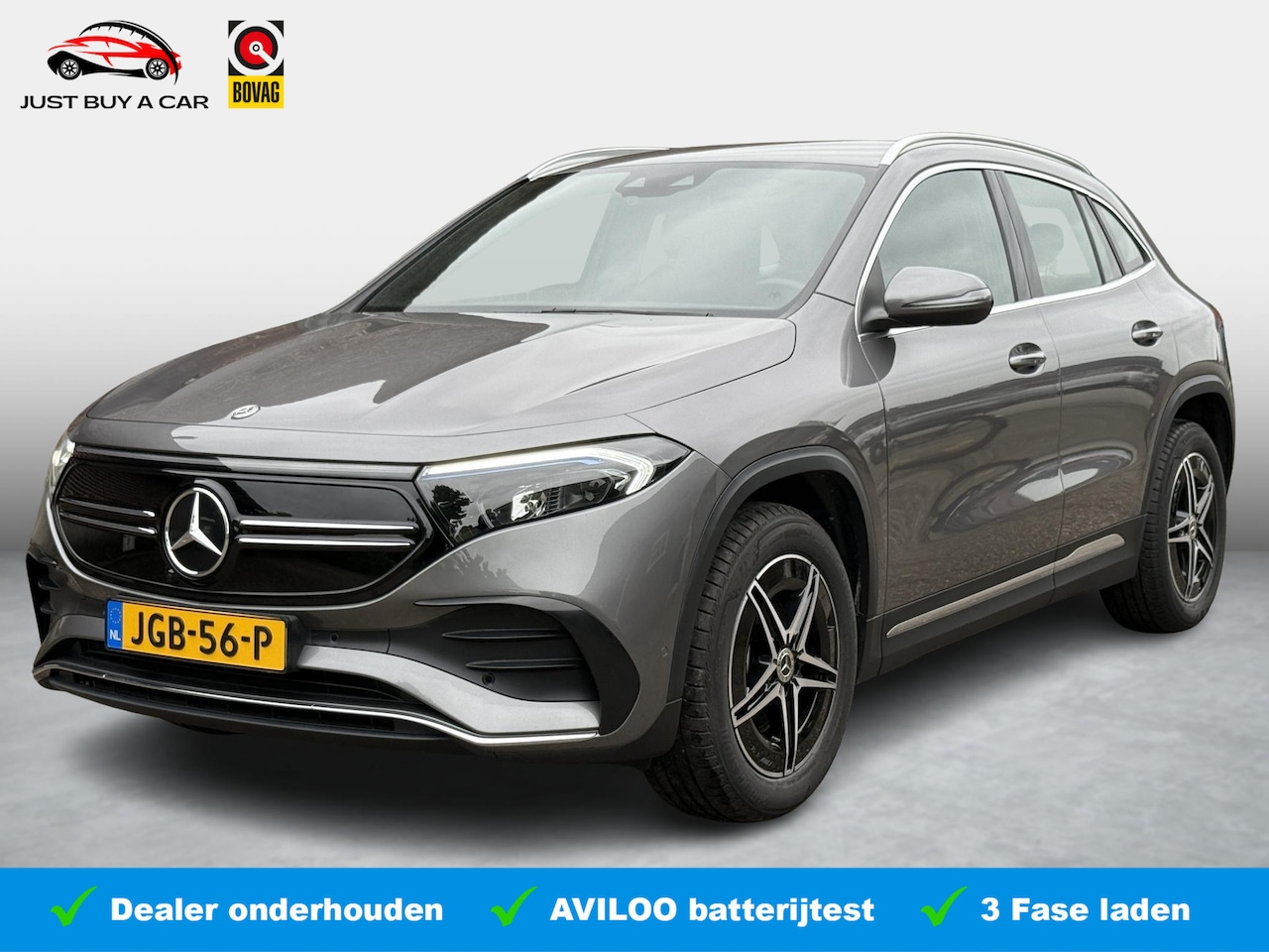 Mercedes-Benz EQA - 300 4MATIC AMG Line 71 kWh SoH 97% / 3 Fase / Warmtepomp / Dealeronderhouden - AutoWereld.nl