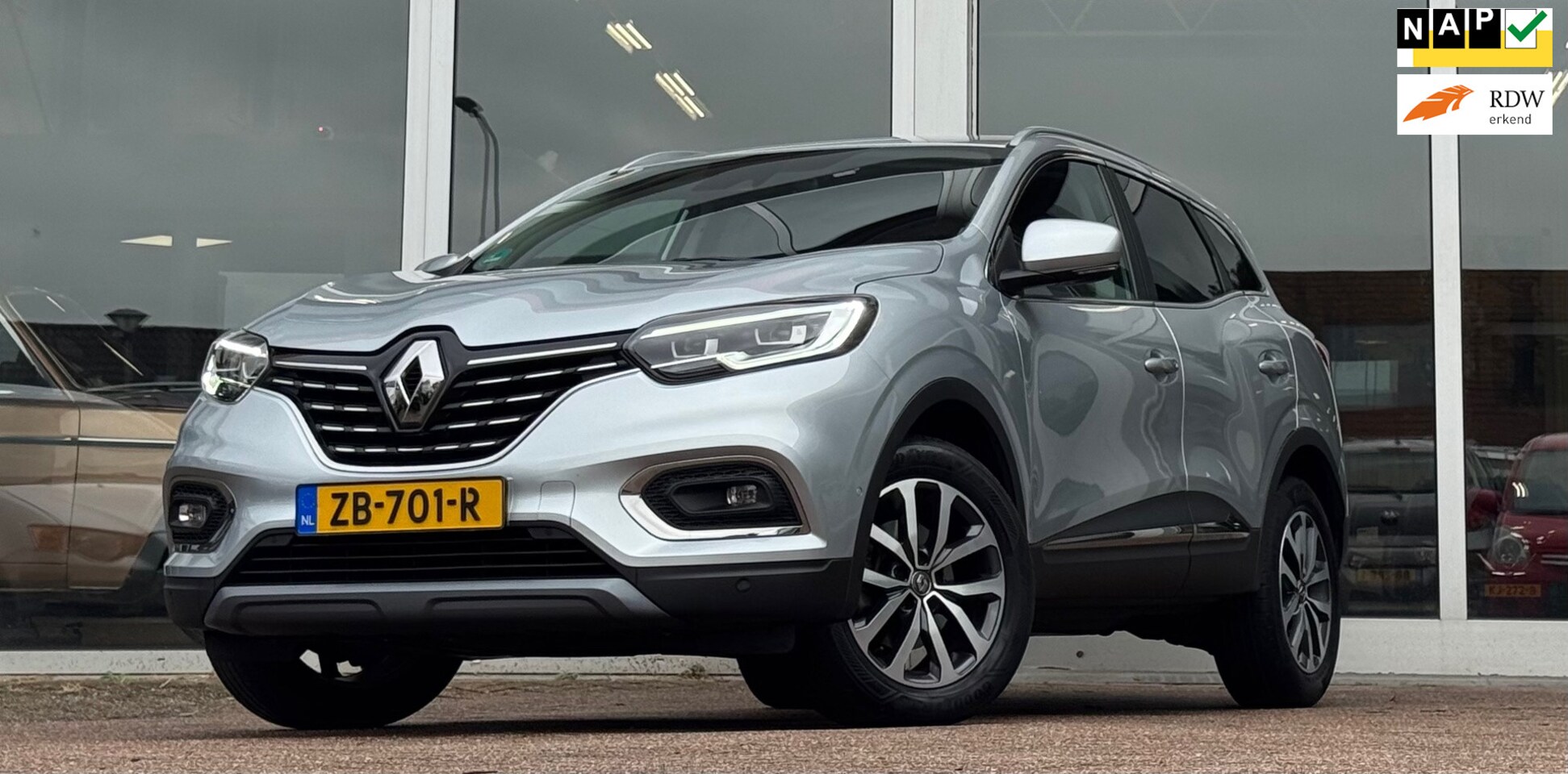 Renault Kadjar - 1.3 TCe Zen 100% onderhouden Leer Camera LED Mooi! - AutoWereld.nl