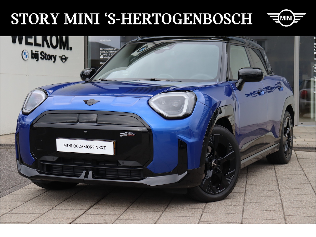 MINI Aceman - SE / John Cooper Works / Pakket XL / 18" JCW Slide Spoke black - AutoWereld.nl