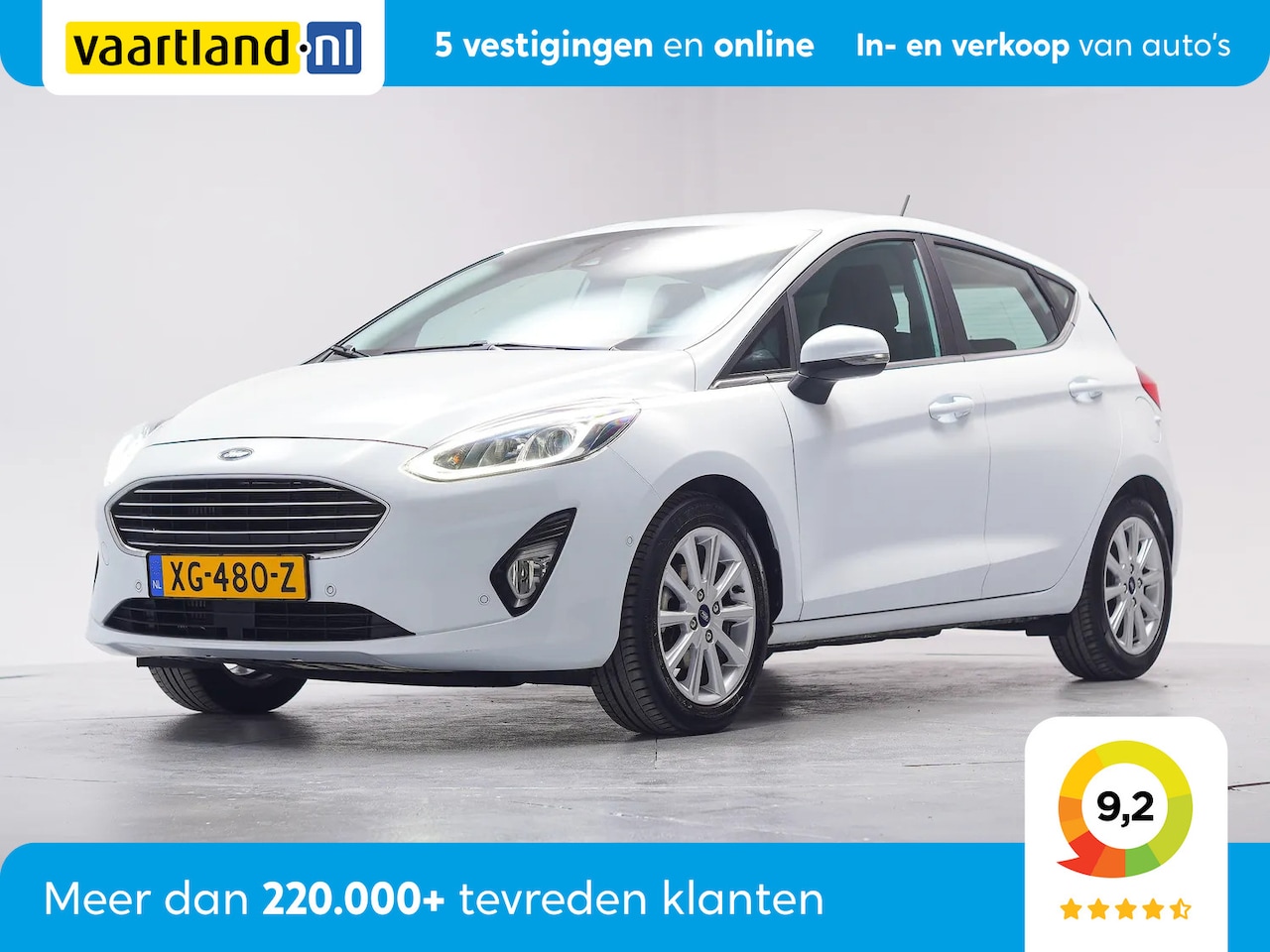 Ford Fiesta - 1.0 EcoBoost 100pk Titanium 5-drs [ Navi B&O Adapt cruise Climate ] - AutoWereld.nl
