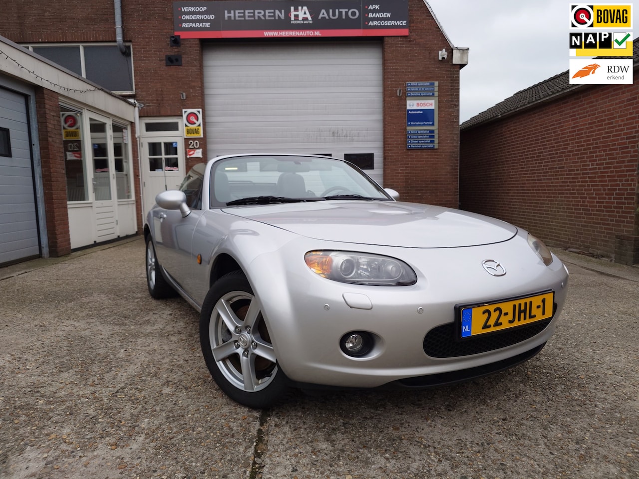Mazda MX-5 - 1.8 Executive 1.8 Executive, Dealer onderhouden, Airco, Stoelverwarming, Origineel NL - AutoWereld.nl