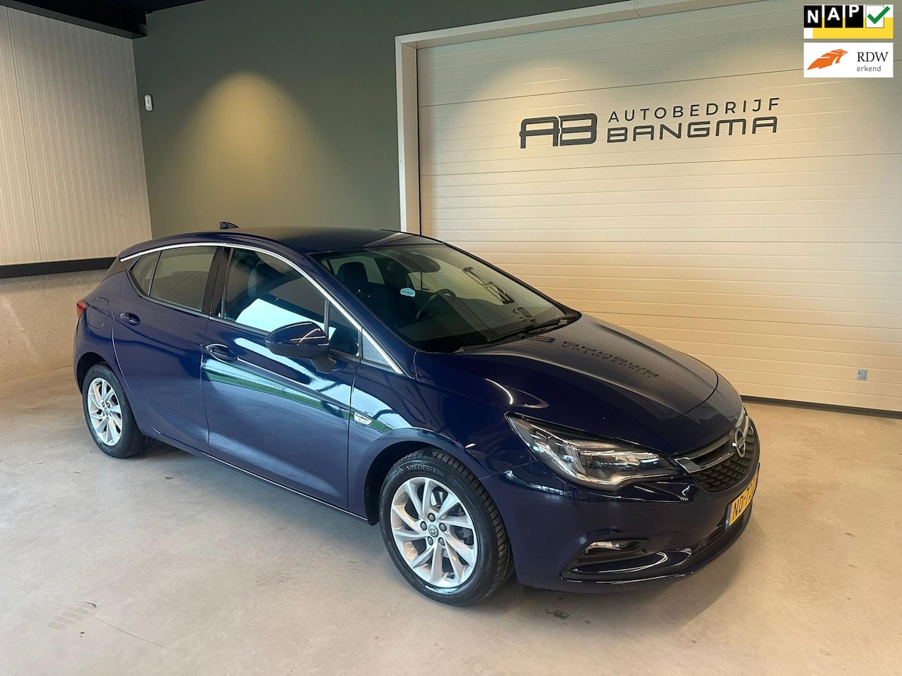 Opel Astra - 1.0 TURBO AUTOMAAT INNOVATION-uitv/CLIMA AIRCO/HALF LEER/CRUISECONTROL/APPLE CARPLAY/ISOFI - AutoWereld.nl