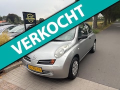 Nissan Micra - 1.2 Visia , ELEKT PAKKET, CENTRALE DEURVERGRENDELING , MULTIFUNCTIONEEL STUUR, MET APK