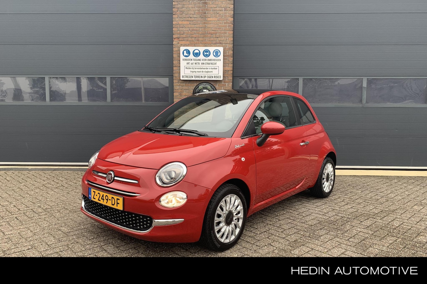 Fiat 500 - 1.0 Hybrid RED Panoramadak | Cruise Control | Leer | Lichtmetalen velgen | - AutoWereld.nl