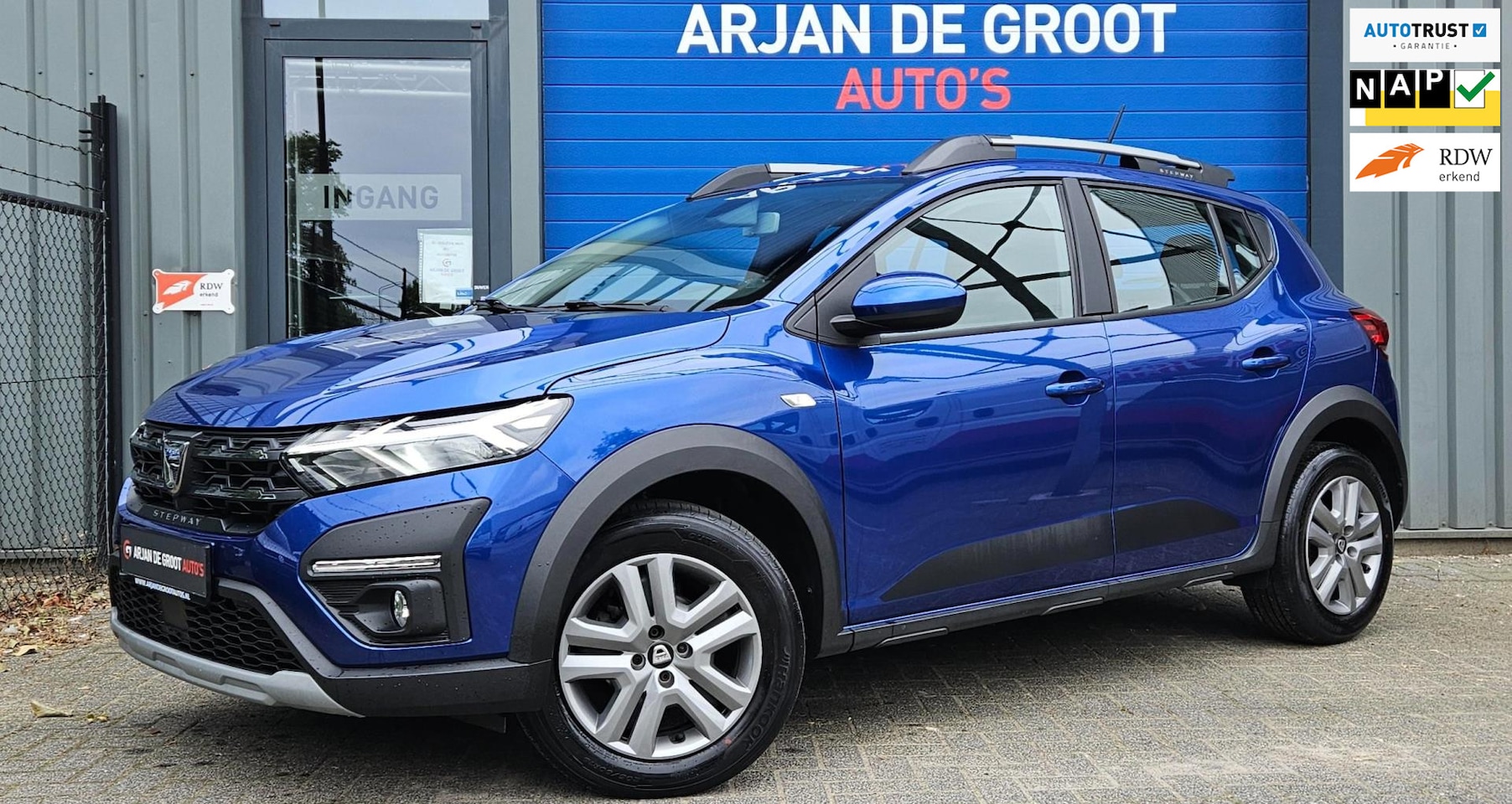 Dacia Sandero Stepway - 1.0 TCe 90 Comfort Navigatie Cruise Airco LED PDC - AutoWereld.nl
