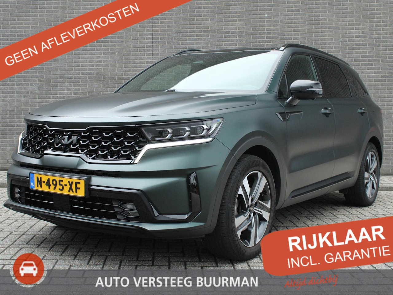 Kia Sorento - 1.6 T-GDI Plug-in Hybrid 4WD ExecutiveLine 7p. Automaat, Luxe Lederen Bekleding, Airco, Na - AutoWereld.nl