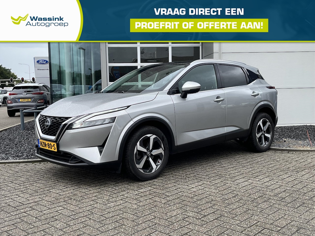 Nissan Qashqai - 1.3 Mild-Hybrid 140pk N-Connecta I Carplay I Navigatie I Camera I Adaptive Cruise - AutoWereld.nl
