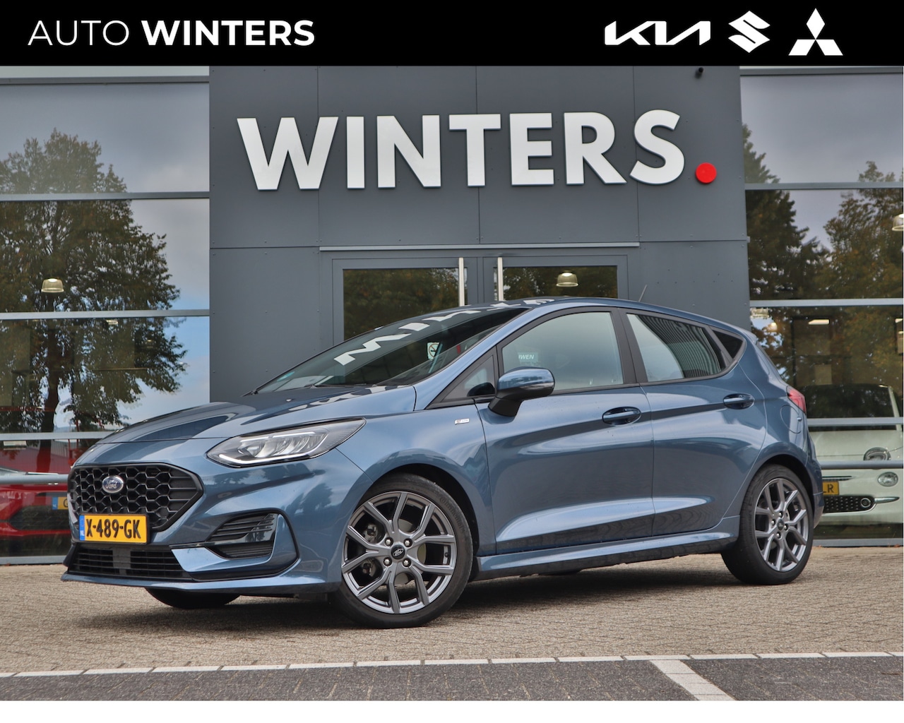 Ford Fiesta - 1.0 EcoBoost Hybrid ST-Line X | Automaat | Bluetooth | PDC | ECC-Airco | Stoelverwarming | - AutoWereld.nl