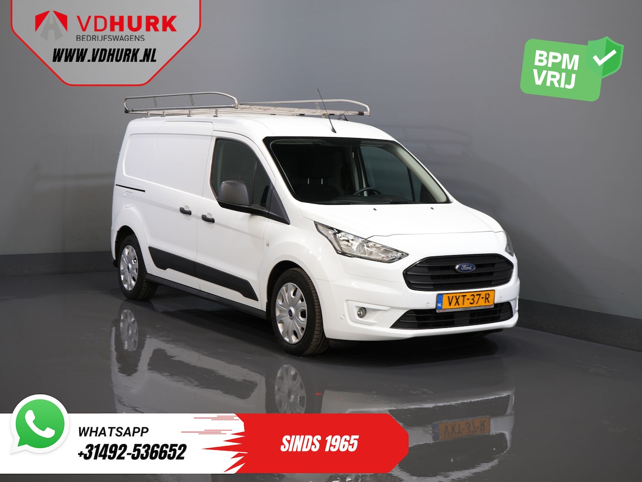 Ford Transit Connect - 1.5 TDCI 100 pk L2 Imperiaal/ Inrichting/ Trekhaak/ Cruise/ PDC/ Airco - AutoWereld.nl