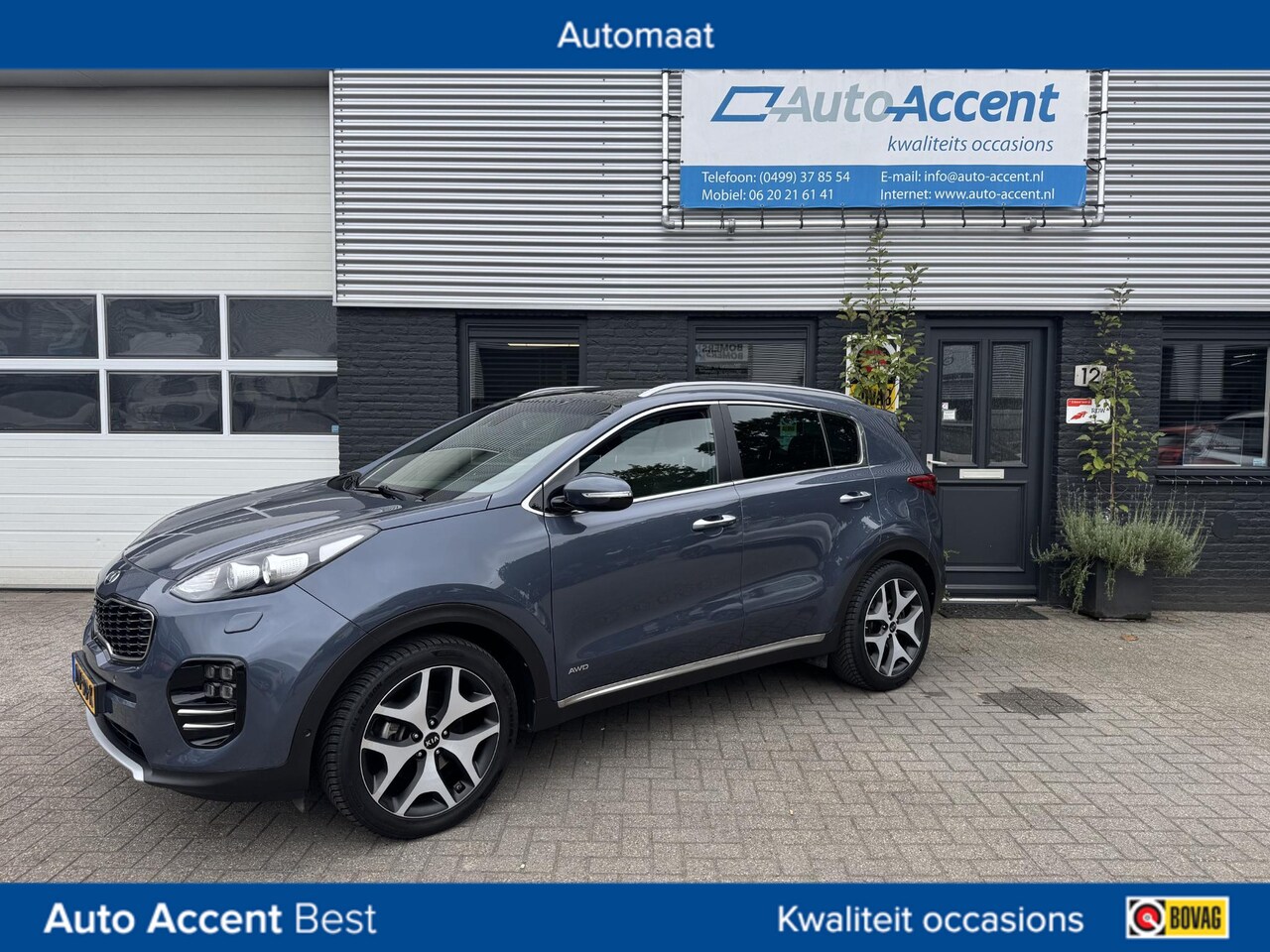 Kia Sportage - 1.6 T-GDI 4WD GT-Line Automaat/Pano/Camera/70dkm... - AutoWereld.nl