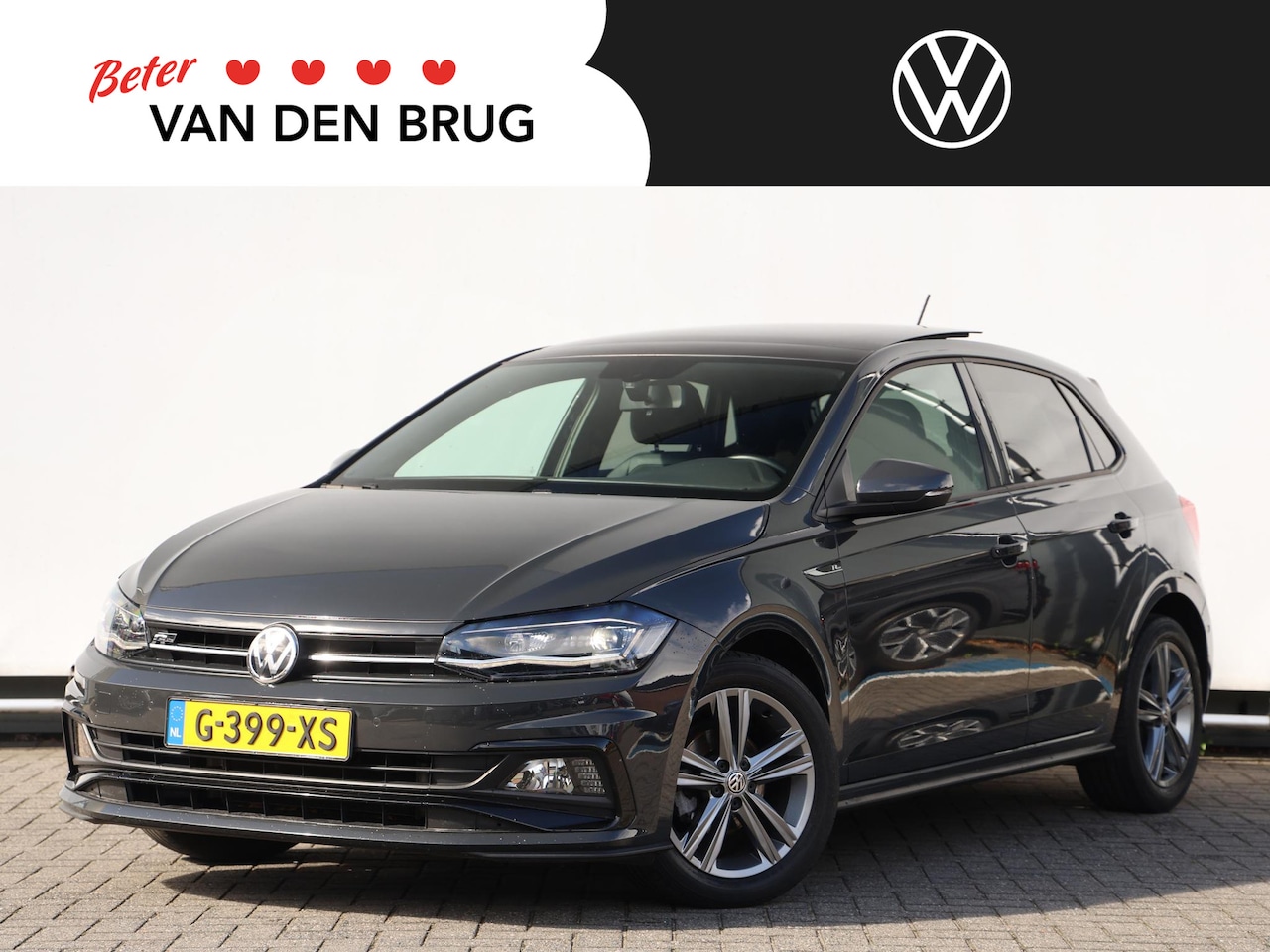 Volkswagen Polo - 1.0 TSI Highline Business R 95pk | Dealer onderhouden | Navigatie | Panoramadak | Cruise c - AutoWereld.nl