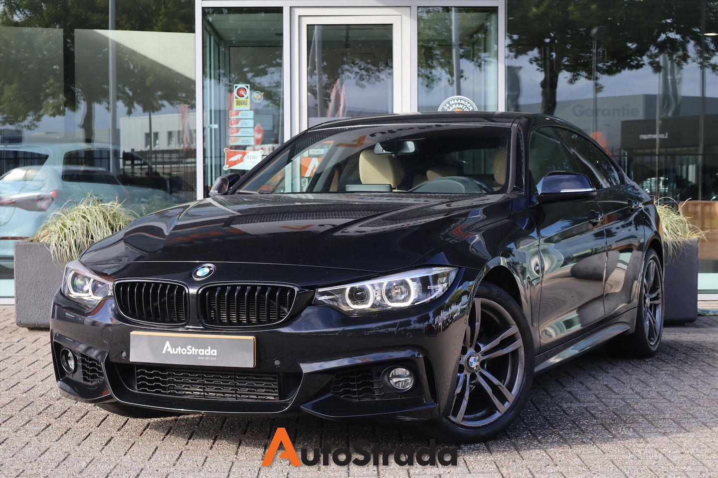 BMW 4-serie Gran Coupé - (f36) 418i M-Sport 136pk | Camera | Climate | Cruise | Navi | LED | Leder | Stoelverwarmin - AutoWereld.nl