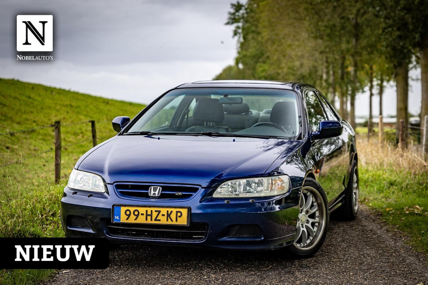 Honda Accord Coupé - 3.0i-24V V6 |Leer |Dakje |Airco |Cruise - AutoWereld.nl