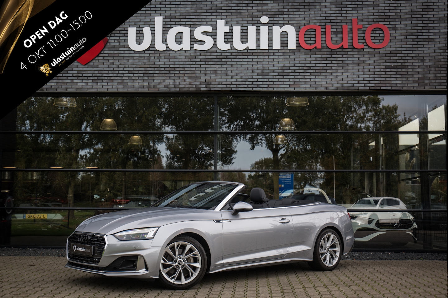 Audi A5 Cabriolet - 40 TFSI Advanced Edition 40 TFSI Advanced Edition , Adap. cruise, Massagestoelen, Carplay, Camera, - AutoWereld.nl