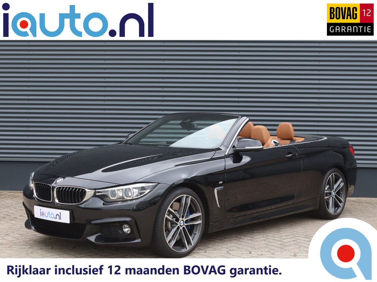 BMW 4-serie Cabrio - 430i M-Sport High Executive LED/Camera/Head-up/HK/CarPlay/Dakota Leder/Elek. stoel+mem/Car - AutoWereld.nl