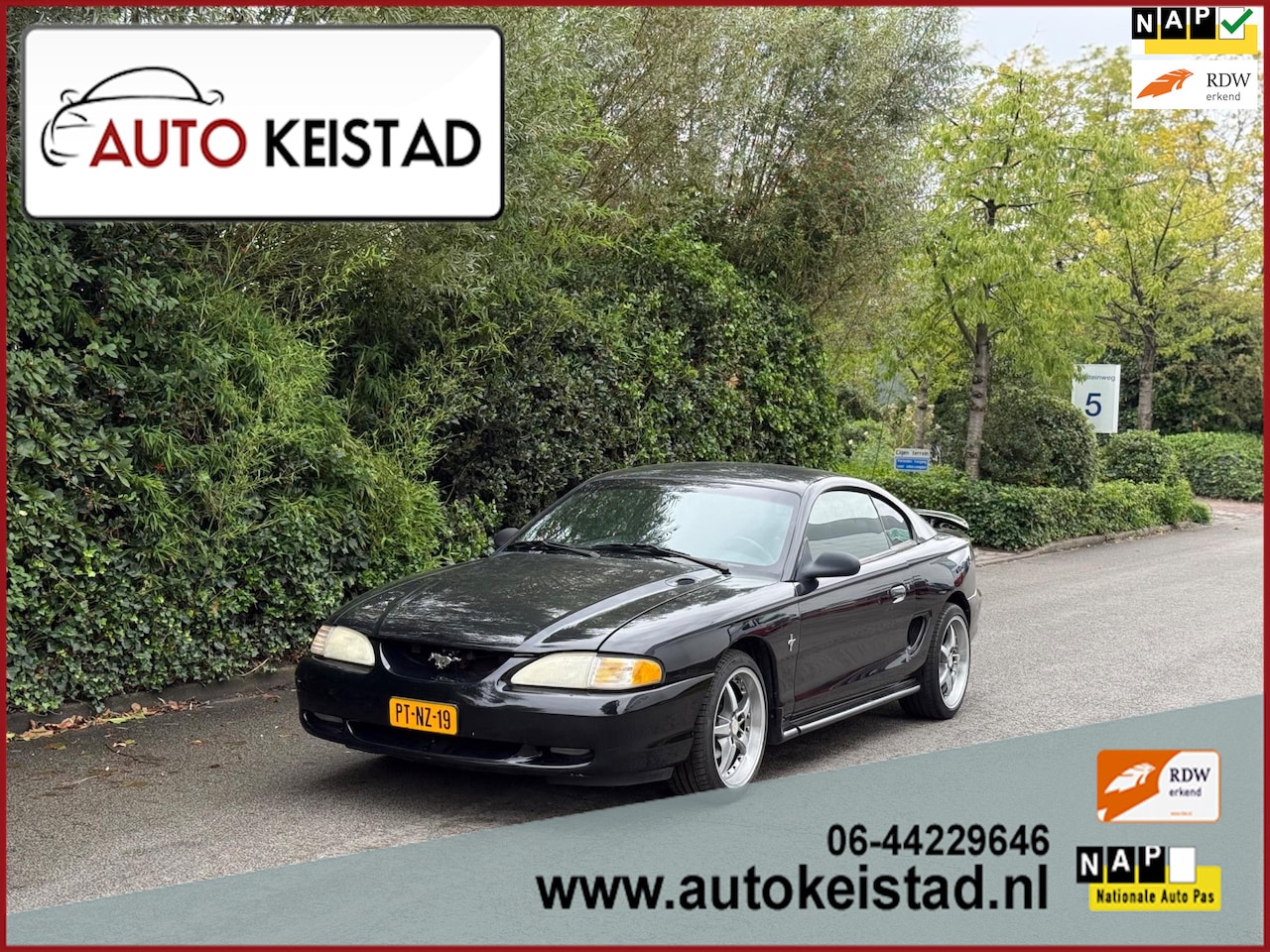 Ford Mustang - USA 3.8 Coupé AUTOMAAT AIRCO/CRUISE/LM-VELGEN! APK 07-2026! - AutoWereld.nl