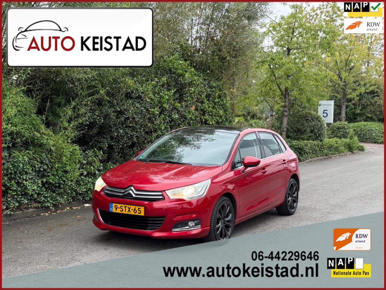 Citroën C4 - 1.6 THP EXCLUSIVE AUTOMAAT XENON/MASSAGE/LEDER/NAVIGATIE! - AutoWereld.nl