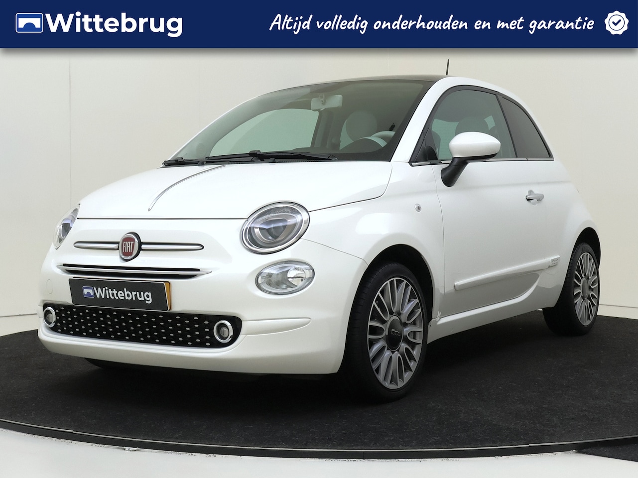 Fiat 500 - 1.2 70PK Lounge | AUTOMAAT | Panoramadak | Airco | Velgen | - AutoWereld.nl