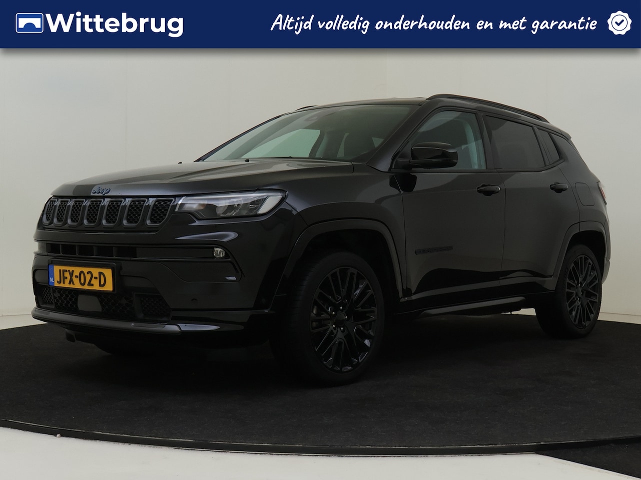 Jeep Compass - 4xe 240 Plug-in Hybrid Electric S BLACK EDITION !! - AutoWereld.nl
