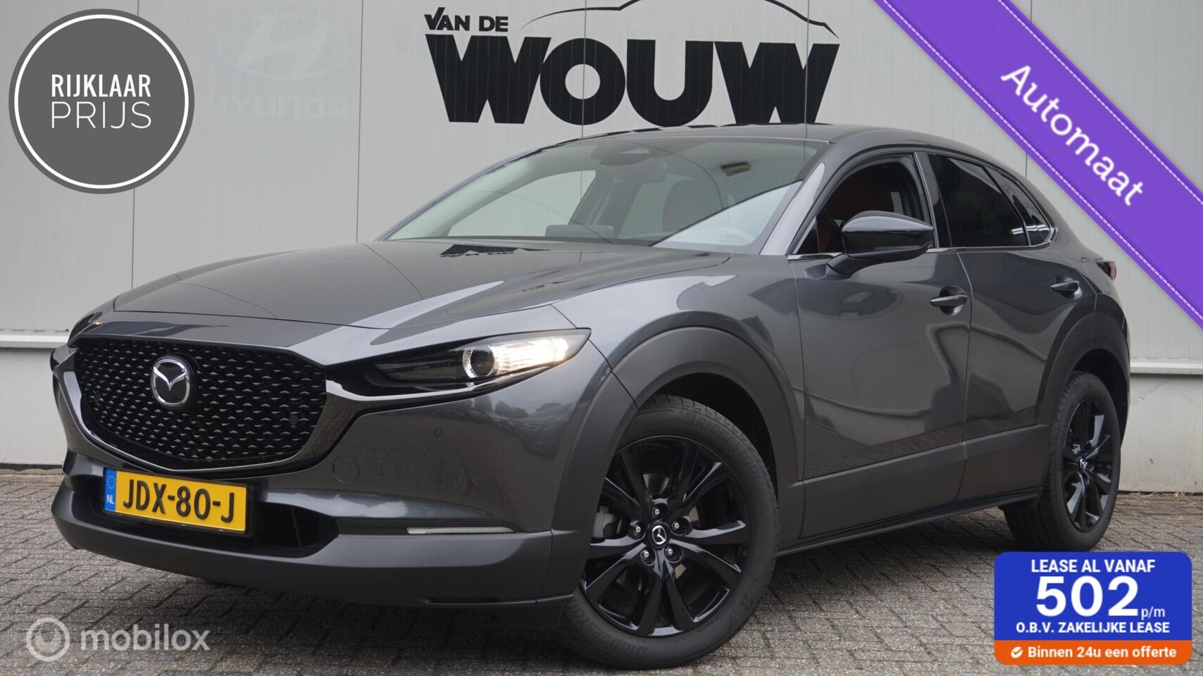 Mazda CX-30 - 2.5 e-SkyActiv-G M Hybrid Nagisa Automaat | Navigatie | Elektr Achterklep | Elektr Stoelve - AutoWereld.nl