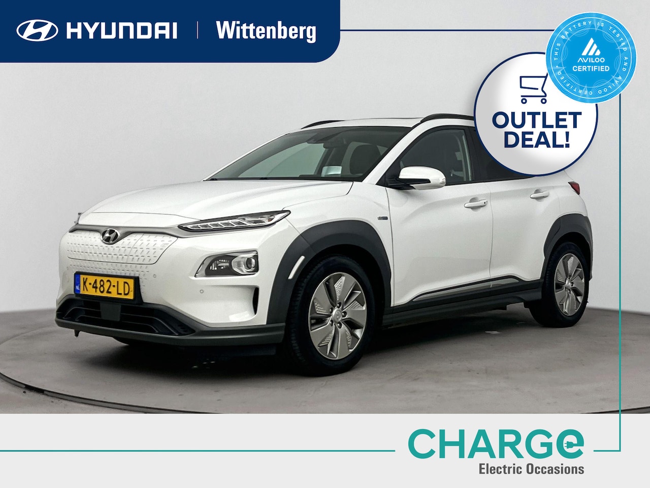 Hyundai Kona Electric - EV PREMIUM SKY 64 kWh | OUTLETDEAL!!! | SOH 93%! | OPEN DAK | LEDER | CAMERA | CLIMA | CRU - AutoWereld.nl