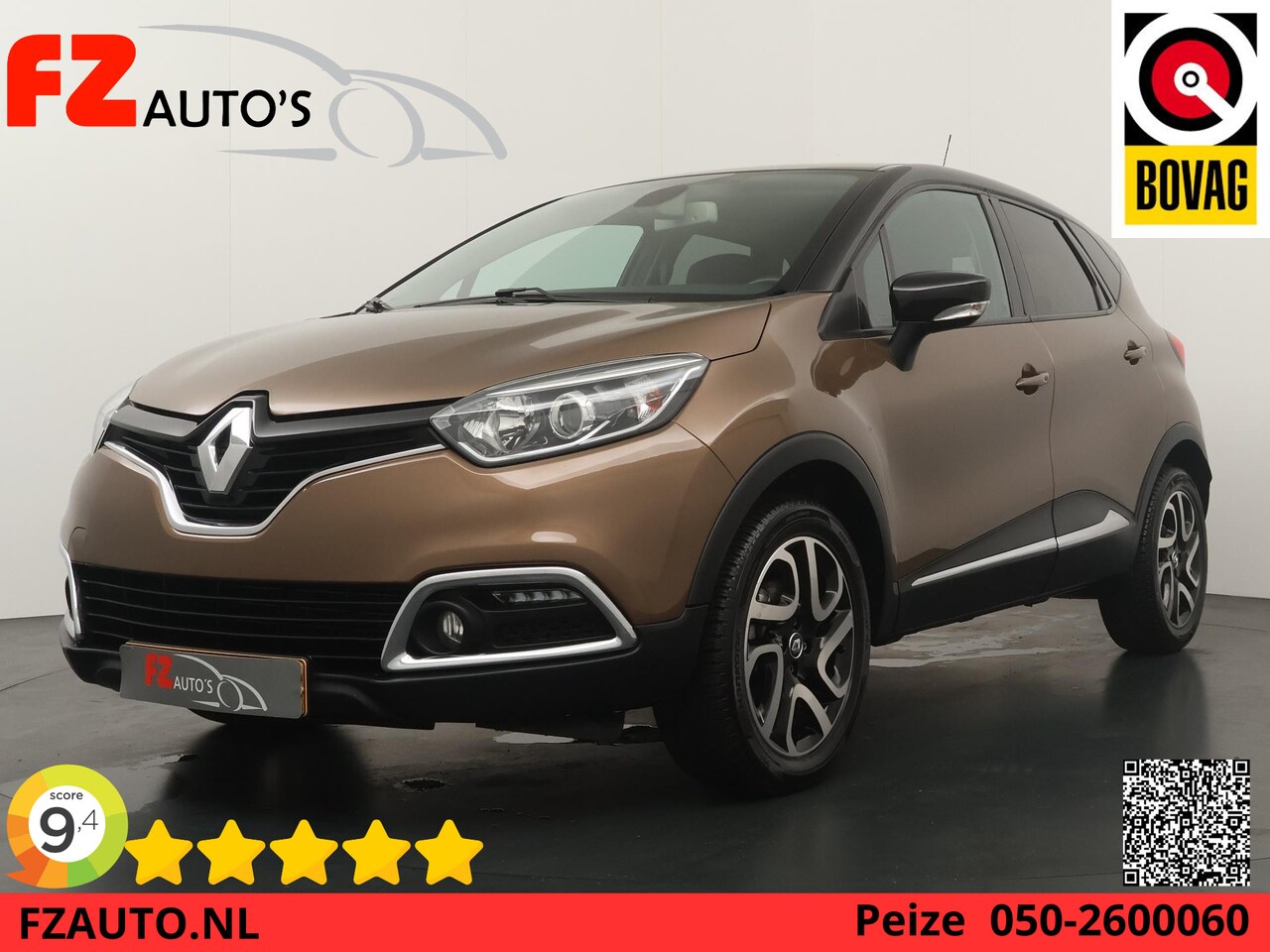 Renault Captur - 1.2 TCe Dynamique Automaat - Navigatie - Climate Control - Trekhaak - Lichtmetalen velgen - AutoWereld.nl
