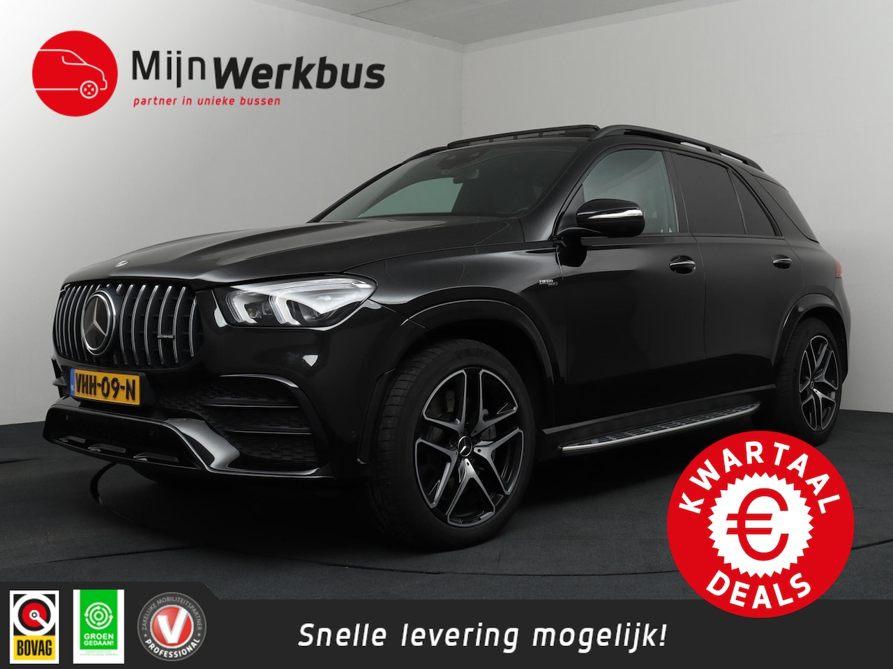 Mercedes-Benz GLE-Klasse - AMG 53 4MATIC+ Premium Plus Grijs Kenteken!  Airmatic | ACC | 3.5t Trekgewicht - AutoWereld.nl