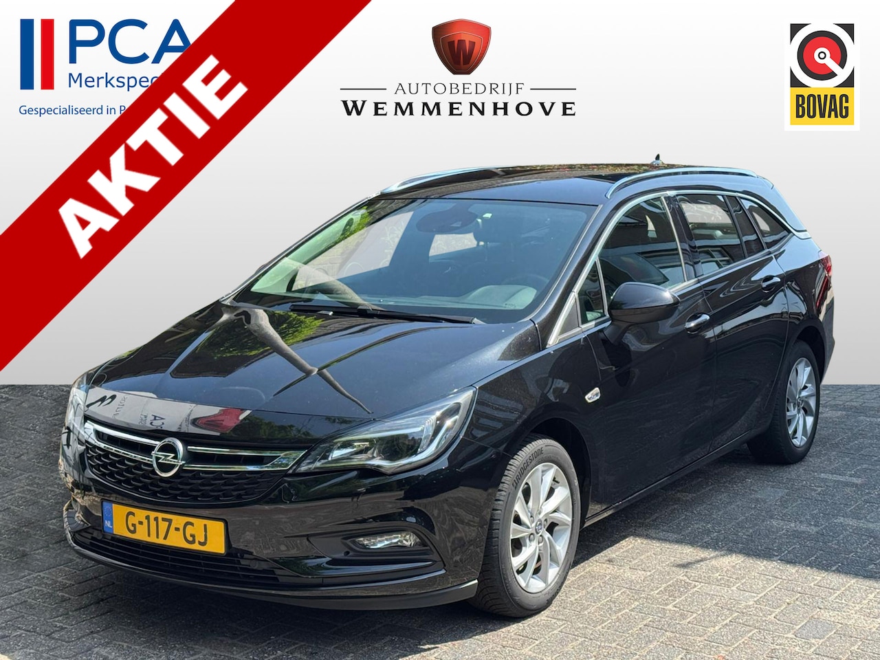 Opel Astra Sports Tourer - 1.0 Turbo Business Executive Airco/El.klep/Lichtmetalen velgen - AutoWereld.nl
