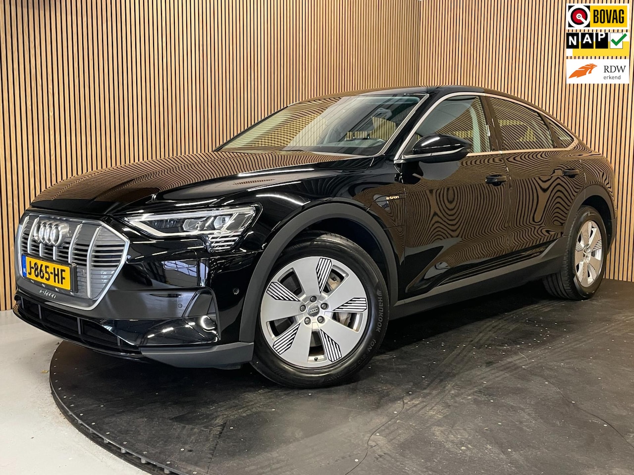 Audi e-tron Sportback - 50 Quattro Edition 71 kWh|313PK|VIRTUAL|NAVI|ELEK. KLEP|CLIMATE, CRUISE CONTROL|NL-AUTO|1e - AutoWereld.nl