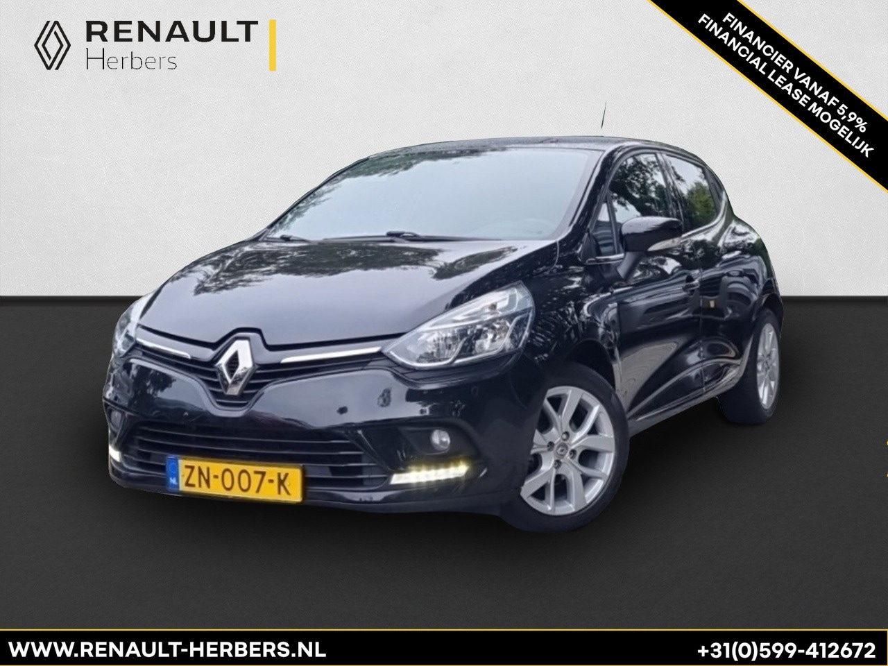 Renault Clio - 0.9 TCe Limited CRUISE / NAVI / SENSOREN ACHTER / CLIMATE - AutoWereld.nl