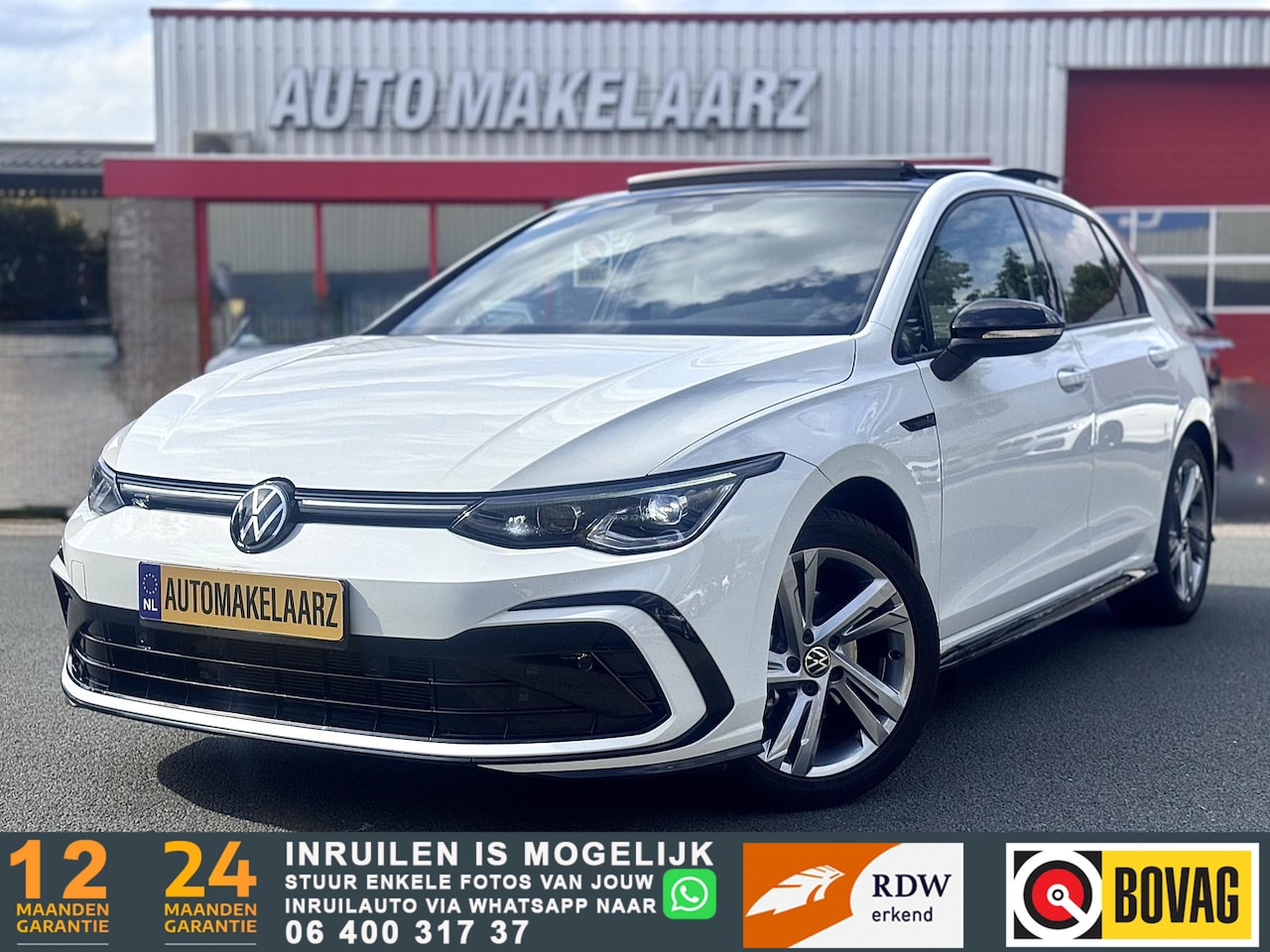 Volkswagen Golf - 1.5 eTSI R-Line Business | PANO CAM SFEER ZGAN - AutoWereld.nl