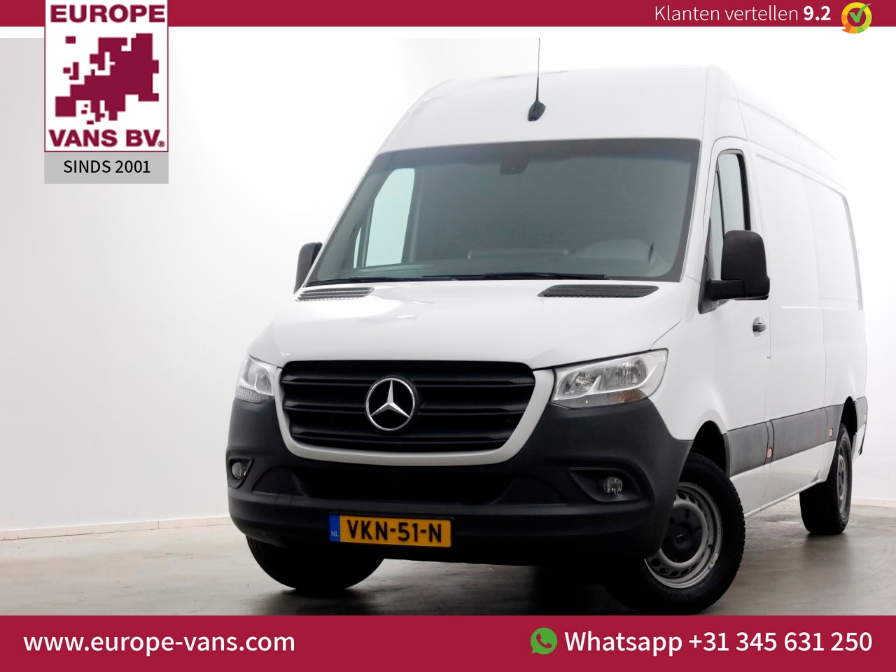Mercedes-Benz Sprinter - 315 CDI 150pk RWD L2H2 9G Automaat Airco/Navi/Camera 06-2021 - AutoWereld.nl