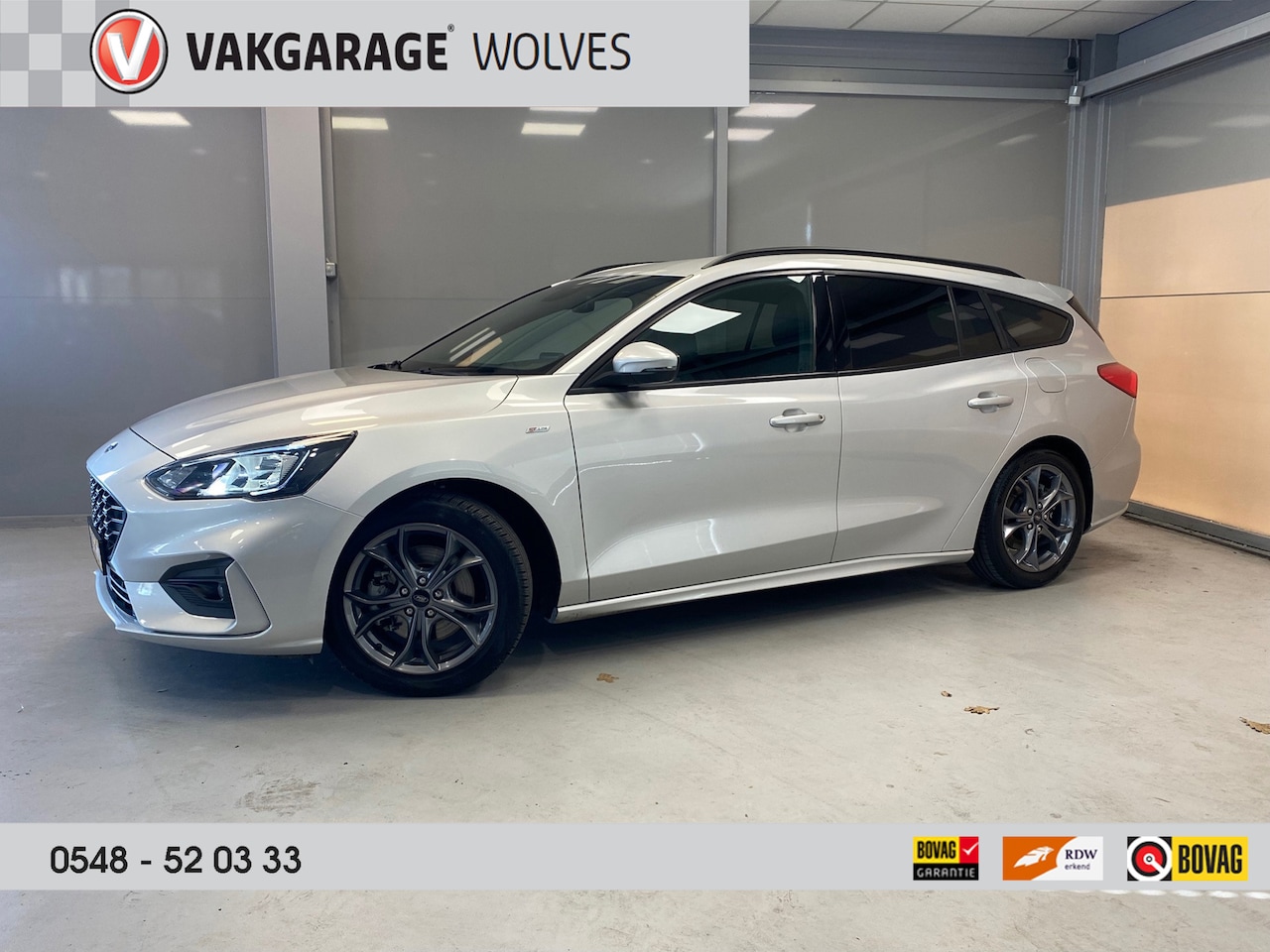 Ford Focus Wagon - Business ST Line 1.0 EcoBoost Hybrid 125 pk | Camera | Climate Control |LED | Car Play | - AutoWereld.nl