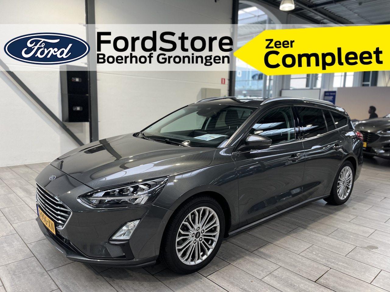 Ford Focus Wagon - EcoBoost 125 pk Titanium | Winter Pack | Full LED | Adapt. Cruise | Camera | B&O | 100% de - AutoWereld.nl